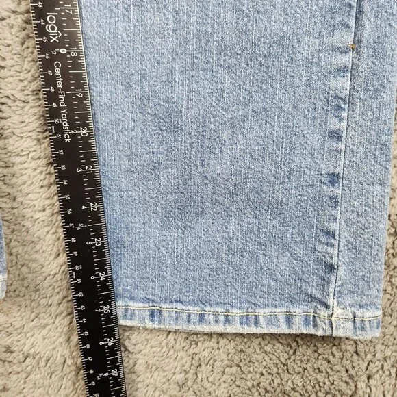 Women's High-Rise Kick Boot Jeans Size 14/15 Paris Blues Elastic Waist Ladies - Picture 6 of 10